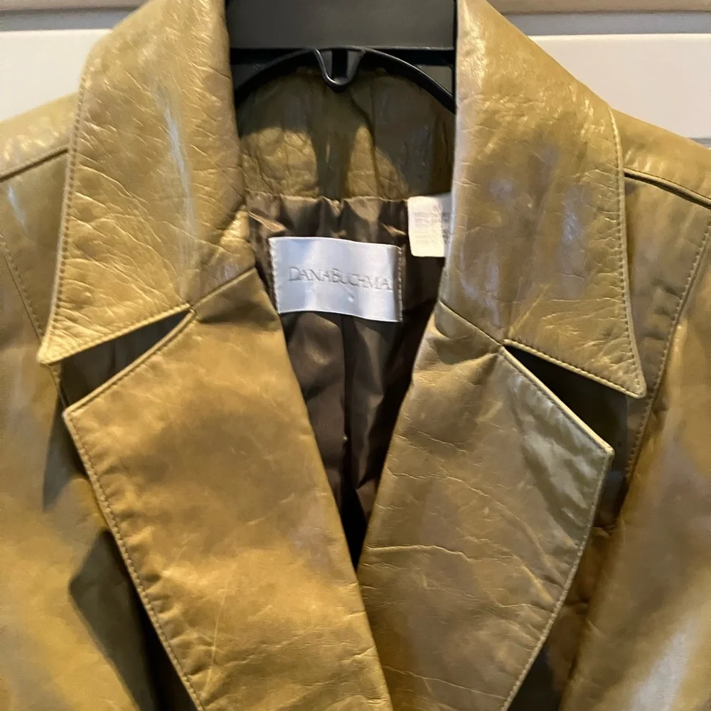 Vintage Dana buchman leather jacket - Picture 2 of 5